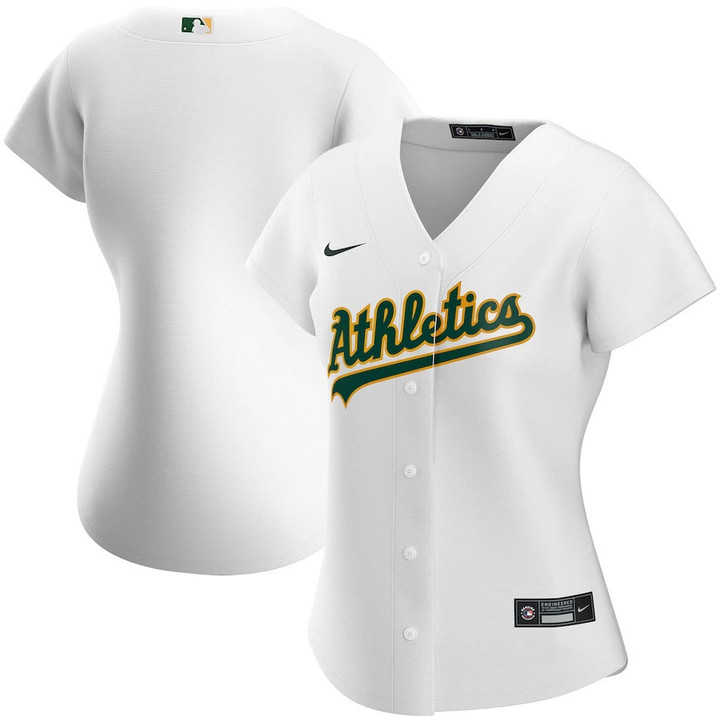 Oakland Athletics Nike Women's Home 2020 Replica Team Jersey - White
