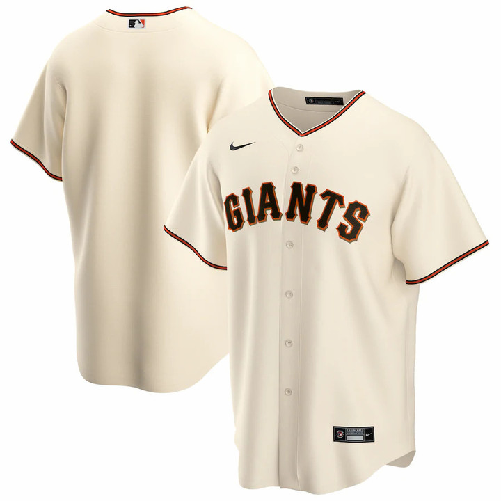 San Francisco Giants Nike Home 2020 Official Replica Team Jersey - Cream