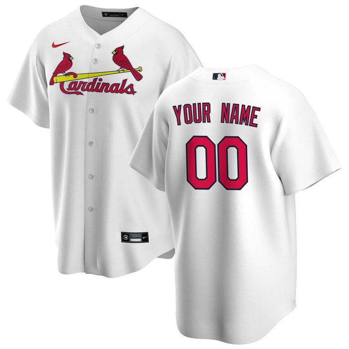 St. Louis Cardinals Nike Home 2020 Custom Jersey - White