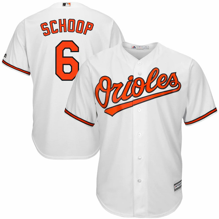 Jonathan Schoop Baltimore Orioles Majestic Cool Base Home Player Jersey - White