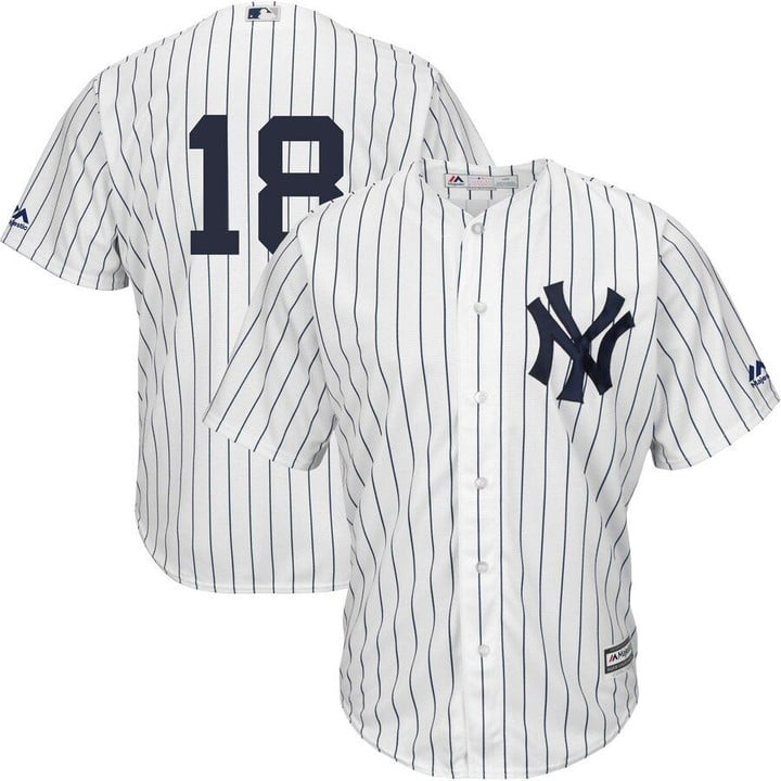 Didi Gregorius New York Yankees Majestic Home Official Cool Base Replica Player Jersey - White
