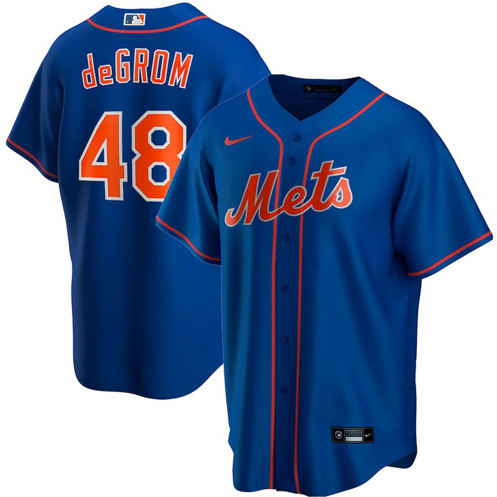 Jacob deGrom New York Mets Nike Alternate 2020 Replica Player Jersey - Royal