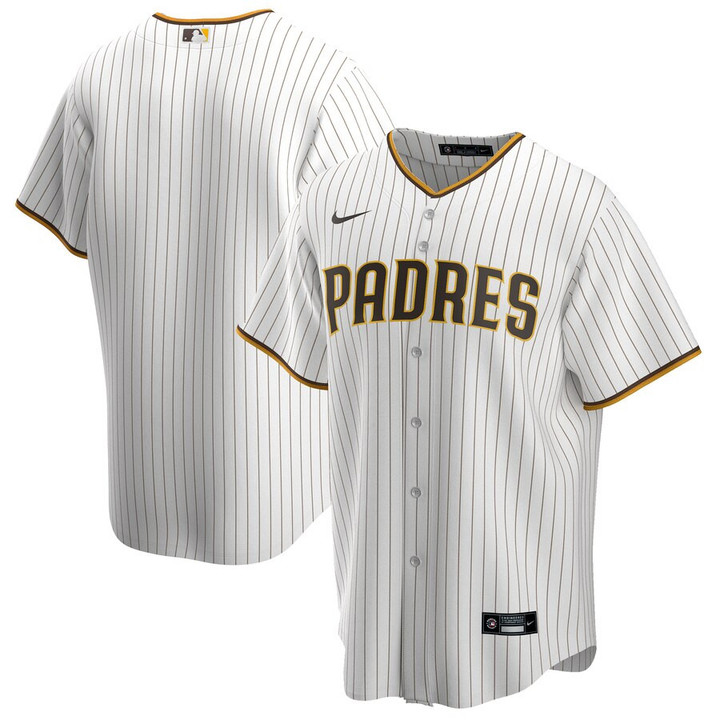 San Diego Padres Nike Home 2020 Replica Team Jersey - White Brown