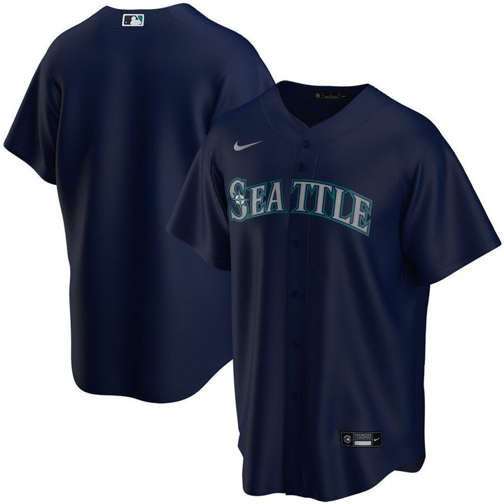Seattle Mariners Nike Youth Alternate 2020 Replica Team Jersey - Navy