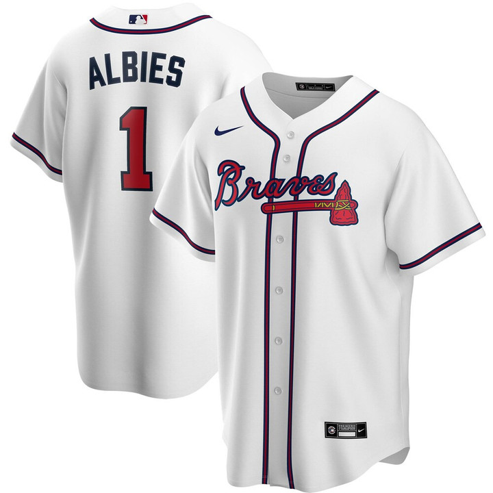 Ozzie Albies Atlanta Braves Nike Home 2020 Player Jersey - White