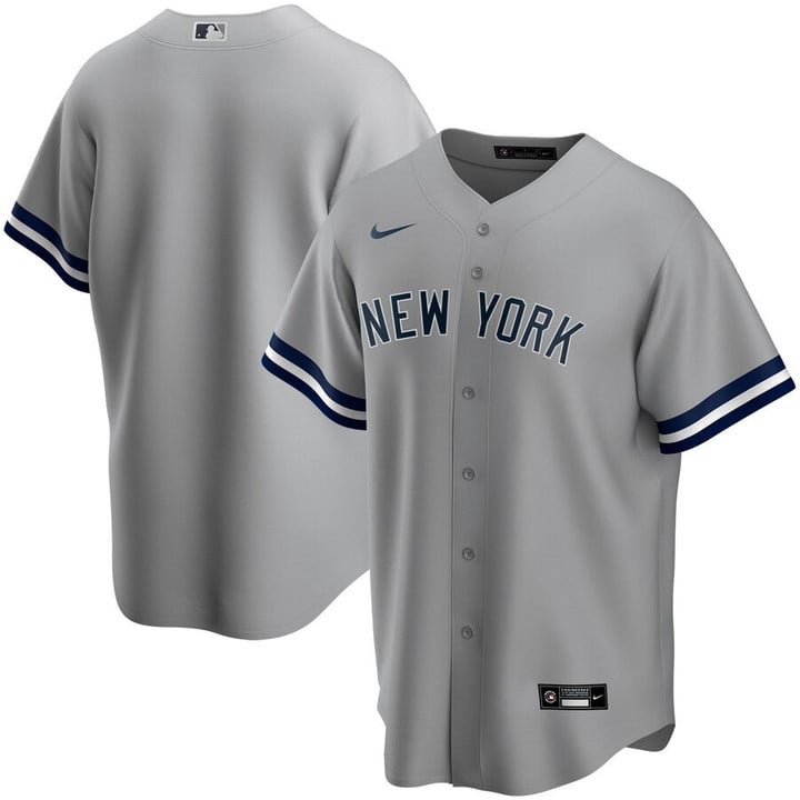 New York Yankees Nike Road 2020 Replica Team Jersey - Gray