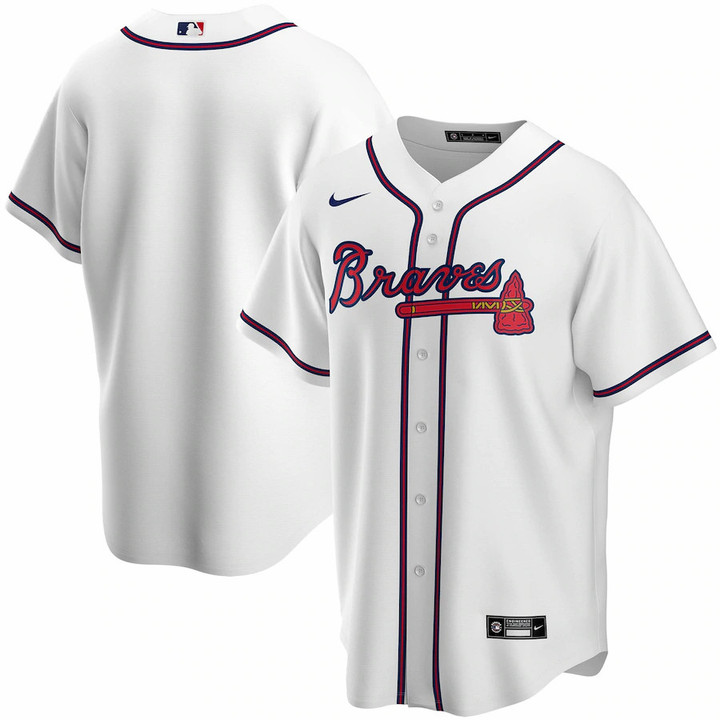Atlanta Braves Nike Home 2020 Replica Team Jersey - White