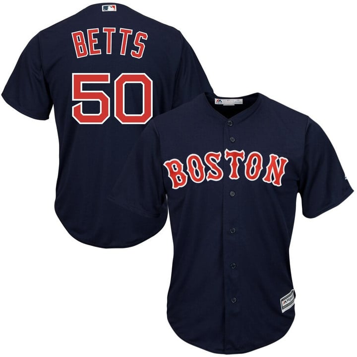 Mookie Betts Boston Red Sox Majestic Cool Base Player Jersey - Navy