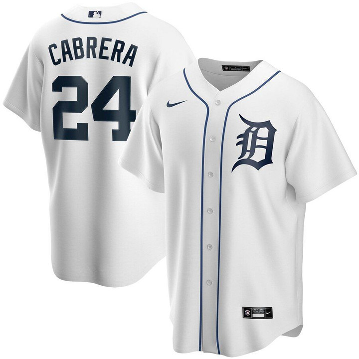 Miguel Cabrera Detroit Tigers Nike Home 2020 Replica Player Jersey - White
