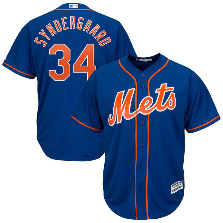 Noah Syndergaard New York Mets Majestic Official Cool Base Player Jersey - Royal