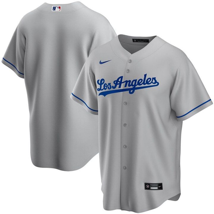 Los Angeles Dodgers Nike Youth Road 2020 Replica Team Jersey - Gray