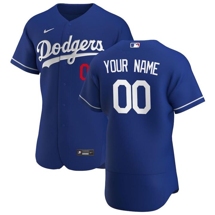 Los Angeles Dodgers Nike 2020 Alternate Replica Custom Jersey - Royal