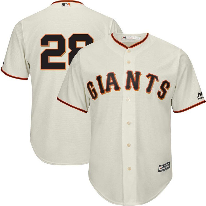 Buster Posey San Francisco Giants Majestic Official Team Cool Base Player Jersey - Cream