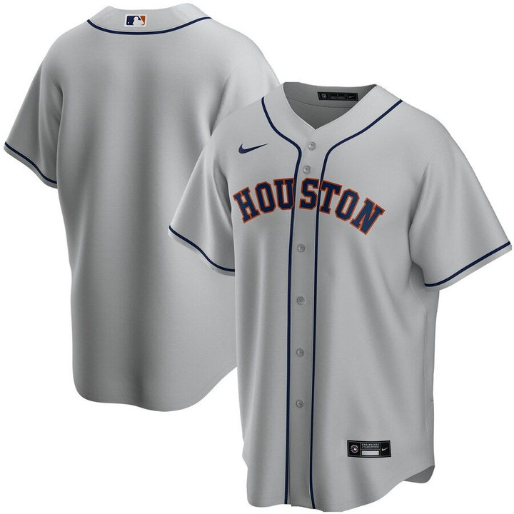 Houston Astros Nike Road 2020 Replica Team Jersey - Gray