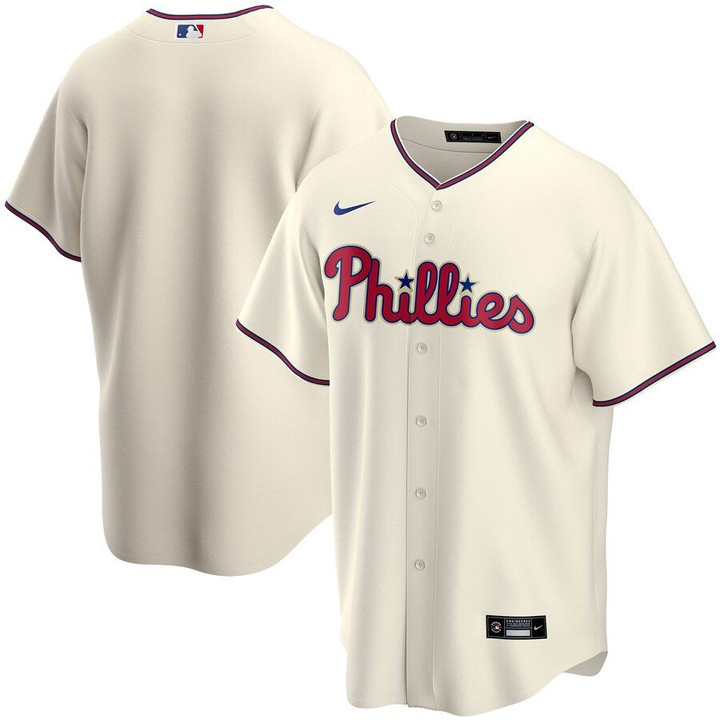 Philadelphia Phillies Nike Youth Alternate 2020 Replica Team Jersey - Cream