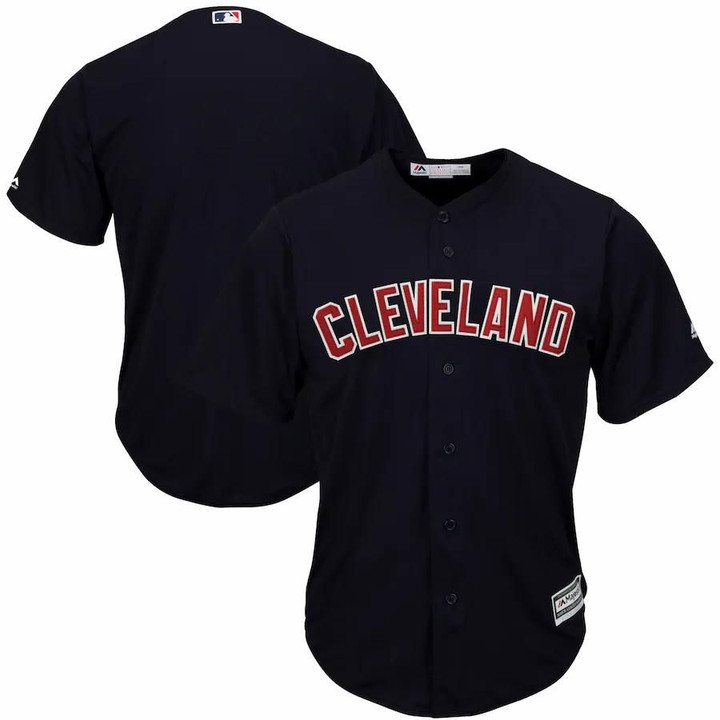 Cleveland Indians Majestic Alternate 2019 Cool Base Team Jersey - Navy