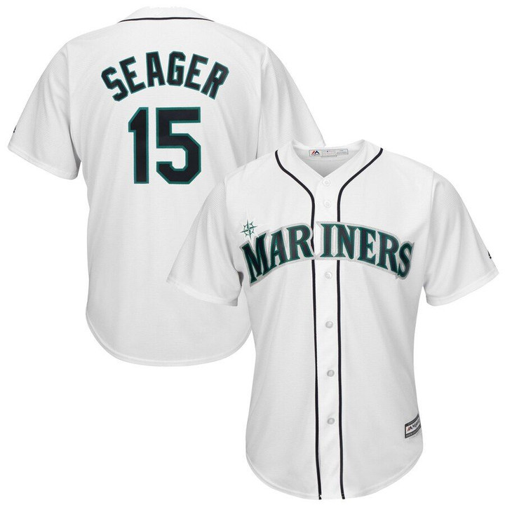 Kyle Seager Seattle Mariners Majestic Cool Base Player Jersey - White