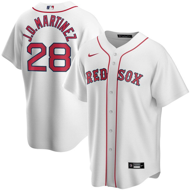 J.D. Martinez Boston Red Sox Nike Home 2020 Replica Player Jersey - White