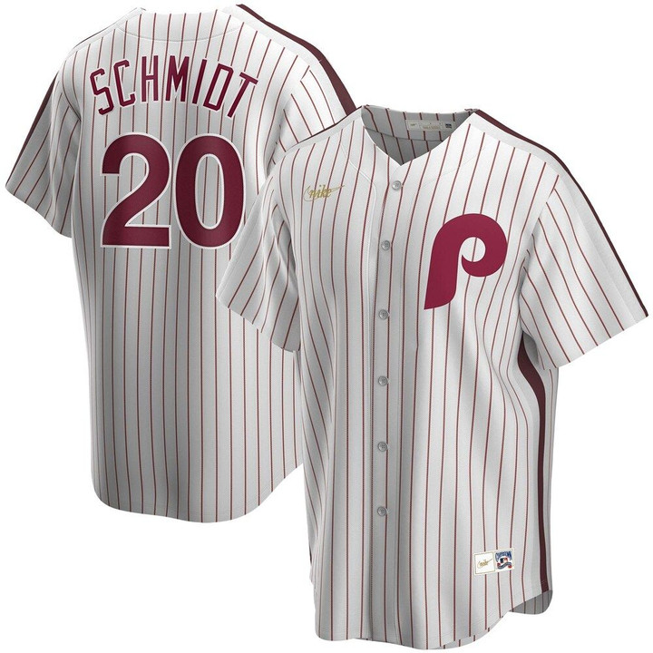 Mike Schmidt Philadelphia Phillies Nike Home Cooperstown Collection Player Jersey - White