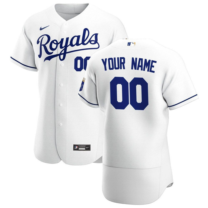 Kansas City Royals Nike 2020 Home Custom Jersey - White