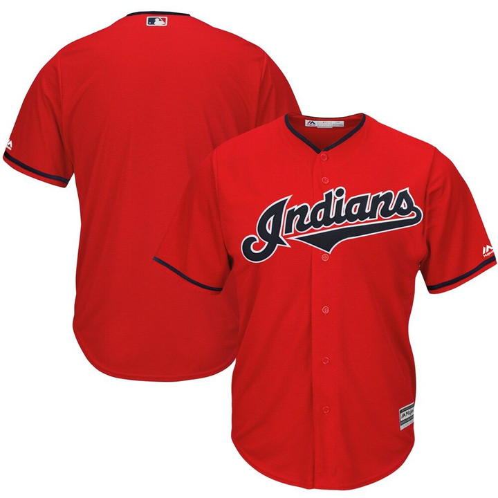 Cleveland Indians Majestic Alternate 2019 Cool Base Team Jersey - Scarlet