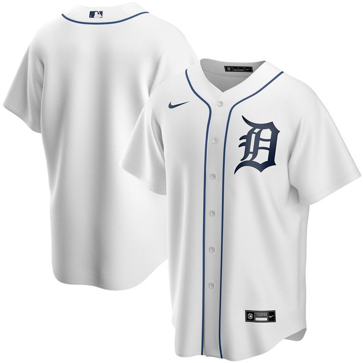 Detroit Tigers Nike Home 2020 Team Jersey - White