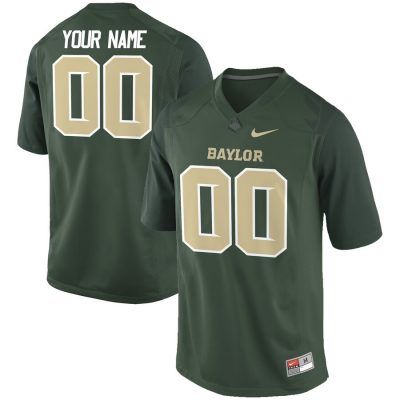 Baylor Bears Custom Replica Football Jersey - Green 2019