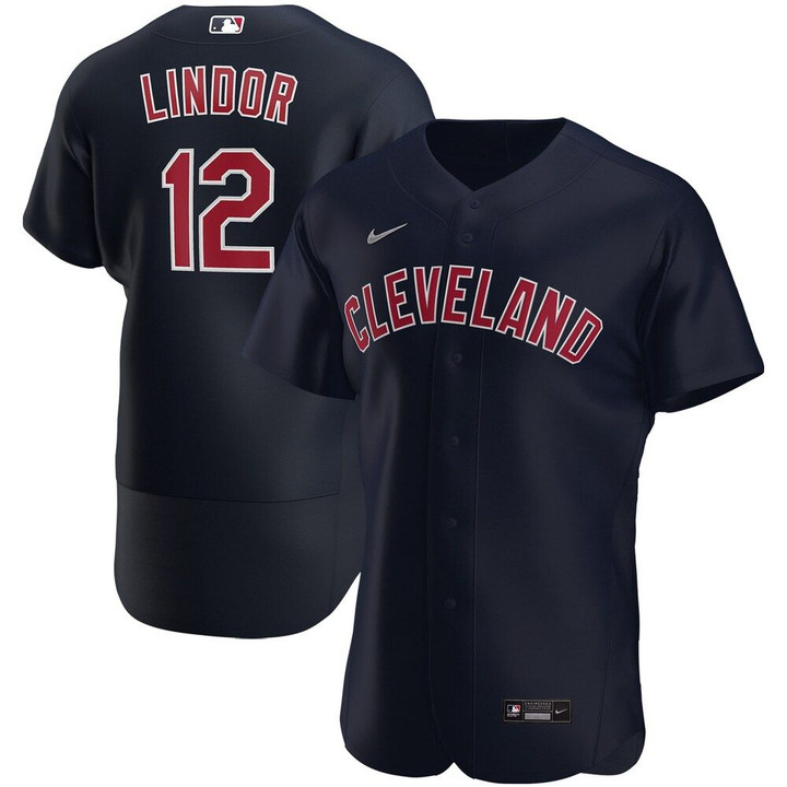 Francisco Lindor Cleveland Indians Nike Alternate 2020 Player Jersey - Navy