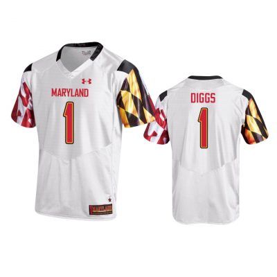 Stefon Diggs Maryland Terrapins College Football White Men's Jersey