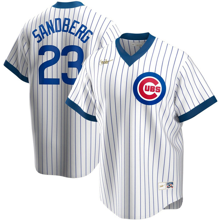 Ryne Sandberg Chicago Cubs Nike Home Cooperstown Collection Player Jersey - White