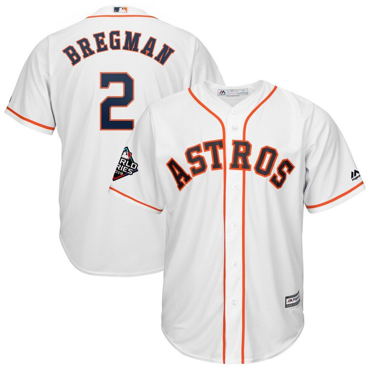 Alex Bregman Houston Astros Majestic 2019 World Series Bound Official Cool Base Player Jersey - White