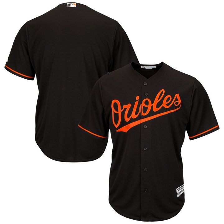 Baltimore Orioles Majestic Big & Tall Cool Base Team Jersey - Black