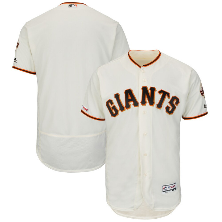 San Francisco Giants Majestic Home Flex Base Collection Team Jersey - Ivory