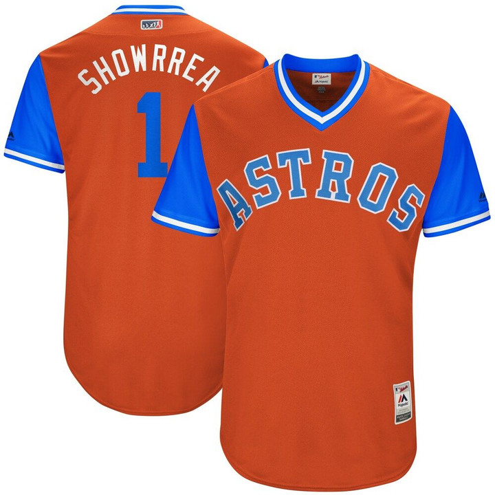 Carlos Correa "Showrrea" Houston Astros Majestic 2017 Players Weekend Jersey - Orange