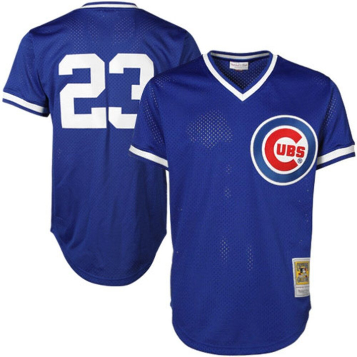 Mitchell & Ness Ryne Sandberg Chicago Cubs Cooperstown Collection Throwback Jersey - Royal Blue