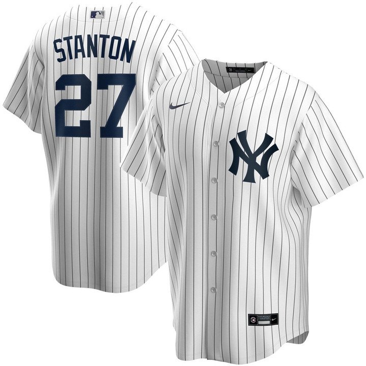 Giancarlo Stanton New York Yankees Nike Home 2020 Player Name Jersey - White