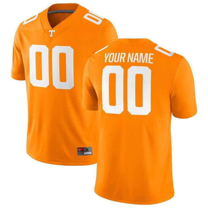 Tennessee Volunteers Football Custom Game Jersey - Tennessee Orange 2019