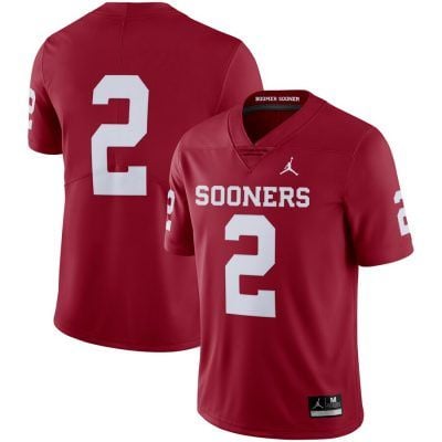 #2 Oklahoma Sooners Jordan Brand Limited Jersey - Crimson 2019