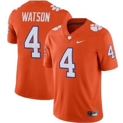Deshaun Watson Clemson Tigers Alumni Player Game Jersey - Orange 2019