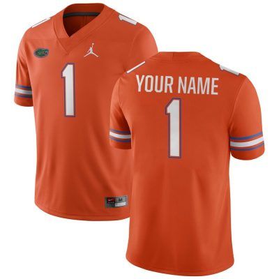 Florida Gators Jordan Brand Custom Game Jersey - Orange 2019