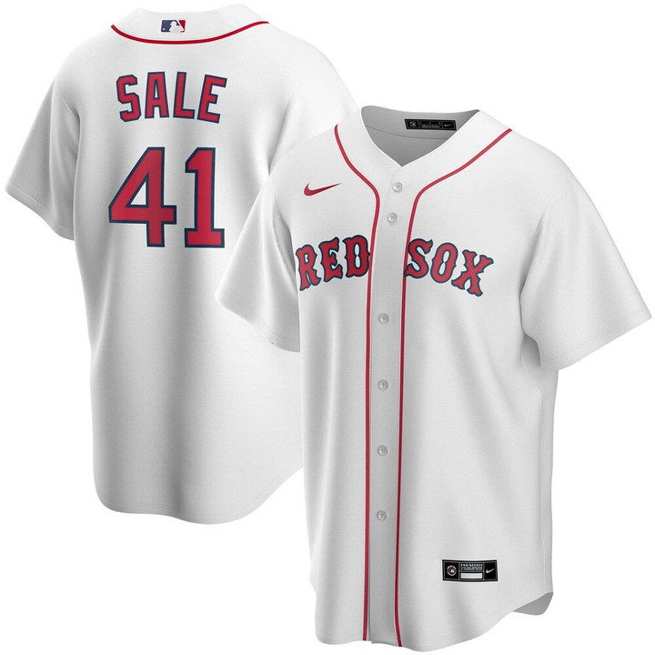 Chris Sale Boston Red Sox Nike Home 2020 Player Jersey - White