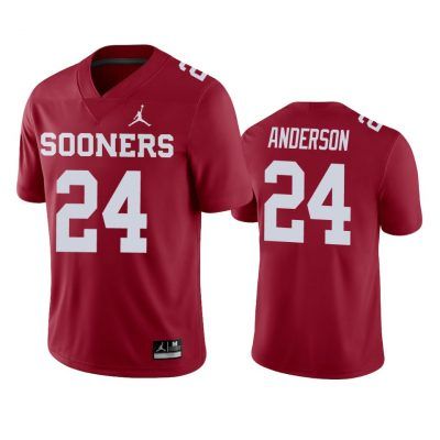Rodney Anderson Oklahoma Sooners College Football Crimson Men's Jersey