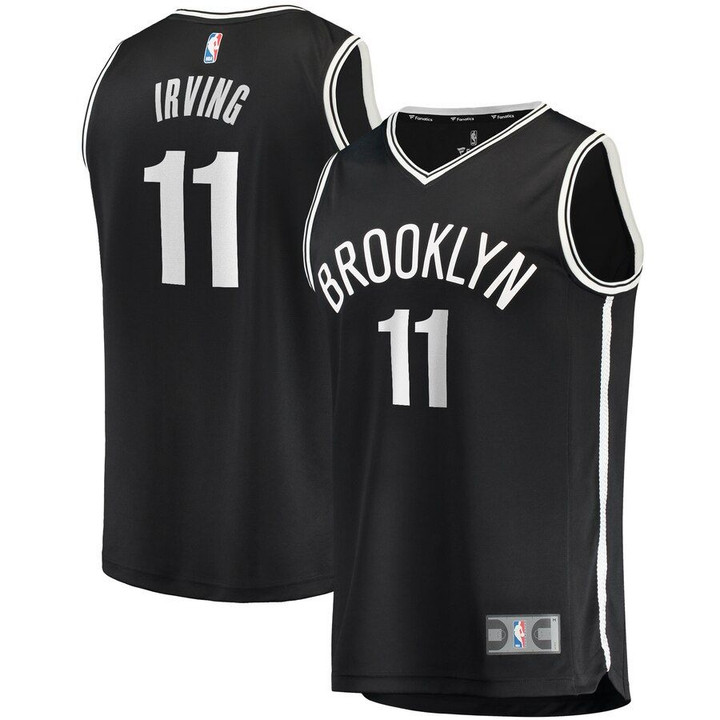 Kyrie Irving Brooklyn Nets Fanatics Branded 2019/20 Fast Break Replica Jersey Black - Icon Edition