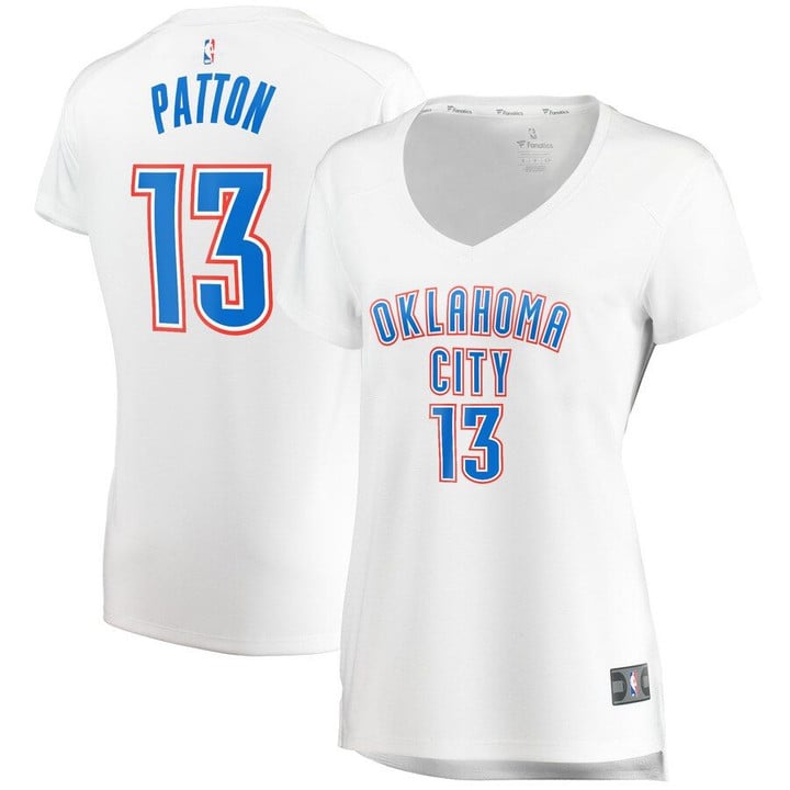 Justin Patton Oklahoma City Thunder Fanatics Branded Women's Fast Break Player Jersey - Association Edition - White