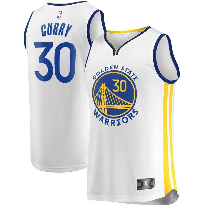 Stephen Curry Golden State Warriors Fanatics Branded Youth Fast Break Player Replica Jersey - Association Edition - White