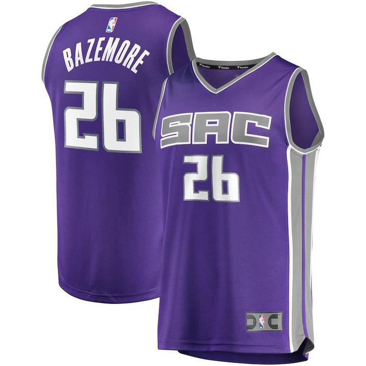 Kent Bazemore Sacramento Kings Fanatics Branded Fast Break Road Player Jersey - Purple