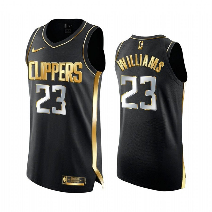 Lou Williams LA Clippers 2020-21 Black Golden Edition Jersey