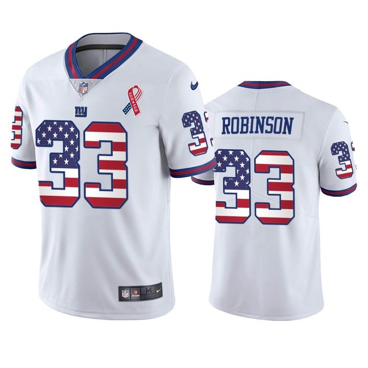 Giants Aaron Robinson 9-11 Commemorative White Jersey Men's