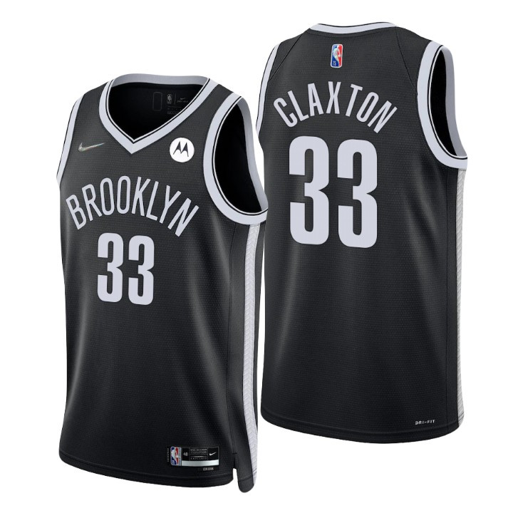 Brooklyn Nets Nicolas Claxton 75th Anniversary Diamond Jersey Icon