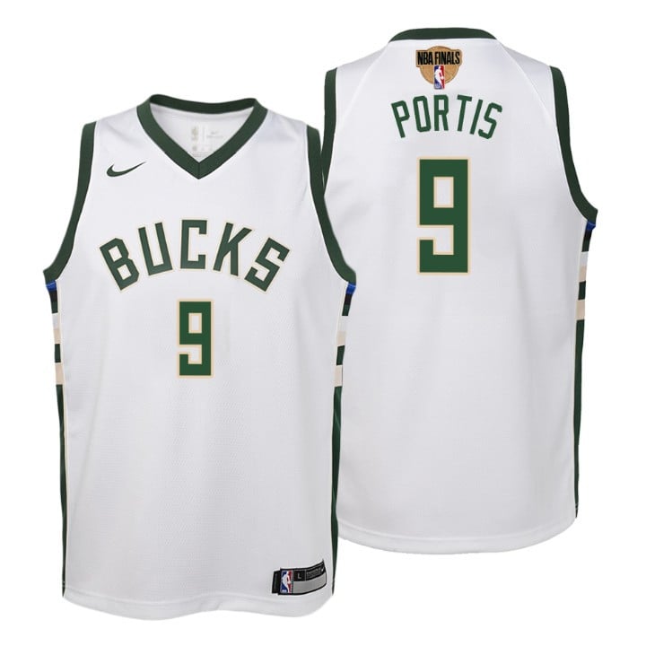Bucks Bobby Portis 2021 NBA Finals Association Youth Jersey